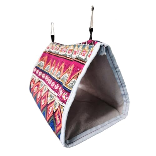 MOTHNUR Papagei Hängematte Dreieckig Vogel Schlafnest Vogelhaus Atmungsaktiv Strapazierfähig Komfortables Nest für Wellensittiche und Papageien Zufällige Farbe Zufällige Farbe MOTHNUR Papagei Hängematte Dreieckig Vogel Schlafnest Vogelhaus Atmungsaktiv Strapazierfähig Komfortables Nest für Wellensittiche und Papageien Zufällige Farbe Zufällige Farbe von MOTHNUR