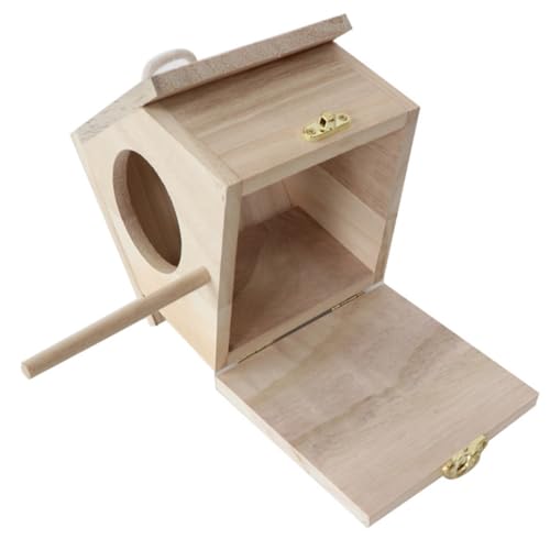 MOTHNUR Robustes Holz vogelhaus zum Aufhängen Großes Nistnest für Kleine Vögel Wetterfestes Haustier vogelschlafnest Leicht zu Reinigen Sicherer Rückzugsort für Garten Balkon und Zuhause MOTHNUR Robustes Holz vogelhaus zum Aufhängen Großes Nistnest für Kleine Vögel Wetterfestes Haustier vogelschlafnest Leicht zu Reinigen Sicherer Rückzugsort für Garten Balkon und Zuhause von MOTHNUR