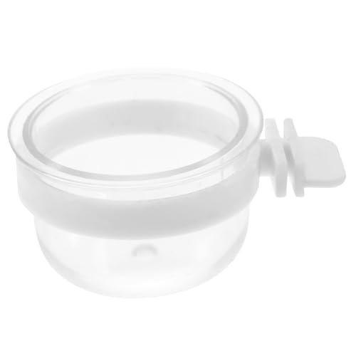 MOTHNUR Transparenter Abnehmbarer Futterbecher für Papageien und Kleine Vögel Robuster Kunststoff zum Hängen im Vogelkäfig Geeignet für Wellensittiche Kanarienvögel Wiederverwendbar MOTHNUR Transparenter Abnehmbarer Futterbecher für Papageien und Kleine Vögel Robuster Kunststoff zum Hängen im Vogelkäfig Geeignet für Wellensittiche Kanarienvögel Wiederverwendbar von MOTHNUR