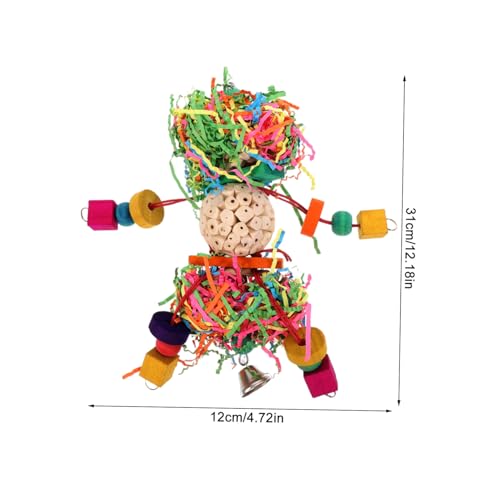 MOTHNUR Vogel kauspielzeug aus Robustem Material Natürliches Hängespielzeug für Papageien und Kleine Vögel Langlebig und Dekorativ für Käfigzubehör und Entspannendes Spielvergnügen MOTHNUR Vogel kauspielzeug aus Robustem Material Natürliches Hängespielzeug für Papageien und Kleine Vögel Langlebig und Dekorativ für Käfigzubehör und Entspannendes Spielvergnügen von MOTHNUR