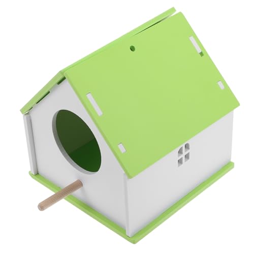 MOTHNUR Vogelfutterhaus zum Aufhängen und Stellen Wetterfestes Vogelhaus aus Robustem Material Mittlere in Grün Langlebiges Vogelnest für Papageien und Wellensittiche Fein Verarbeitet MOTHNUR Vogelfutterhaus zum Aufhängen und Stellen Wetterfestes Vogelhaus aus Robustem Material Mittlere in Grün Langlebiges Vogelnest für Papageien und Wellensittiche Fein Verarbeitet von MOTHNUR