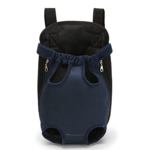 MOTT Haustier-Vordertasche, freihändige Schultertasche, verstellbare Tragetasche für Hunde und Katzen, für Mops, Schnauzer usw., Hunderucksack zum Wandern, Fahrrad oder Motorrad von MOTT