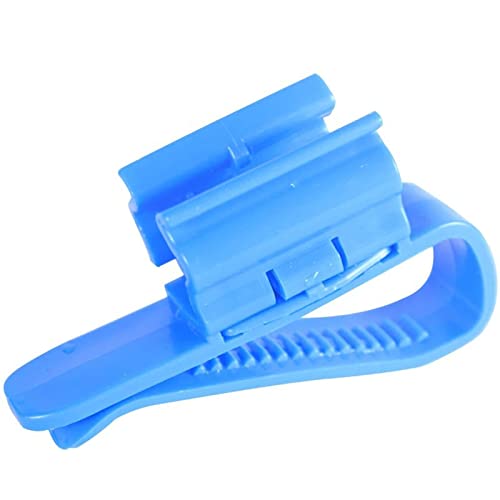 MOTUZP 5 Stück Aquarium-Schlauchhalter, Aquarium-Wasserrohrschelle, Aquarium-Befestigungsclip, 9,7 X 5,1 cm, Aquarium-Wassertankschlauch für Aquarium und Aquarium (Blau) von MOTUZP