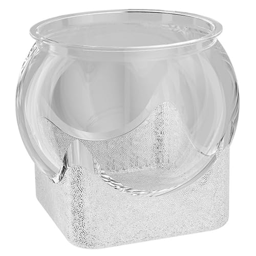 Fischglas, transparentes, unzerbrechliches Fischglas aus Kunststoff mit stabilem Boden, pflegeleichtes kleines Tischaquarium für Betta-Schildkröten, Tischaquarium Fischglas, transparentes, unzerbrechliches Fischglas aus Kunststoff mit stabilem Boden, pflegeleichtes kleines Tischaquarium für Betta-Schildkröten, Tischaquarium von MOUNTTU