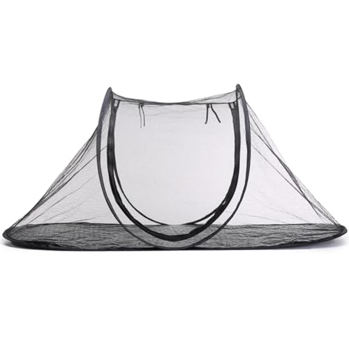 Katzenzelt für draußen, feines Netzgewebe, faltbares Hundezelt mit Reißverschlusstür, 198 x 90 x 78 cm, Tierlaufstall für draußen, Camping-Haustierzelt, Netzzelt, Katzenzelt, Tierlaufstall, Hunde Katzenzelt für draußen, feines Netzgewebe, faltbares Hundezelt mit Reißverschlusstür, 198 x 90 x 78 cm, Tierlaufstall für draußen, Camping-Haustierzelt, Netzzelt, Katzenzelt, Tierlaufstall, Hunde von MOUNTTU