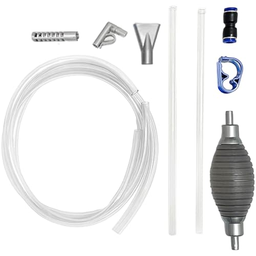 MOUNTTU Aquarium-Siphon, 87 Zoll segmentierter Aquarium-Wasserwechsler mit Durchflussregelventil und Aufhänger, transparenter -Reiniger, Reiniger, Vakuum-Wass MOUNTTU Aquarium-Siphon, 87 Zoll segmentierter Aquarium-Wasserwechsler mit Durchflussregelventil und Aufhänger, transparenter -Reiniger, Reiniger, Vakuum-Wass von MOUNTTU