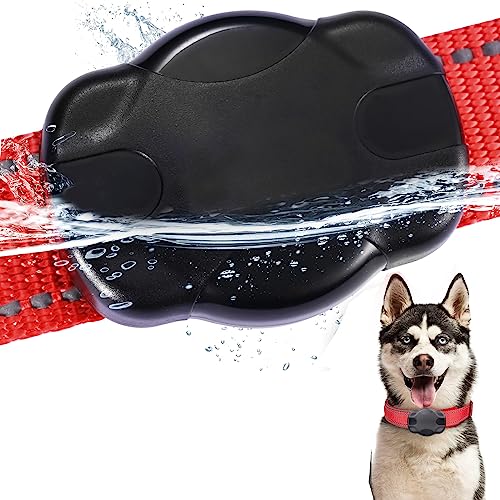 Airtag HaMouyou Airtag Dog Waterproof, Airtag Dog Collar Pendant Hard Airtag Case Dog [Easy Installation] Airtag Holder Compatible with Apple Airtag Tracking Dog and Cat (Single) lter Für Hunde-single von MOUYOU