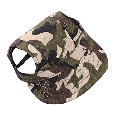 Baseball Cap Cap Puppy Outdo Hat Canvas Hundevisier Haustier Sommer oder kleine Haustierhüte Hundegeburtstagskuchenmischung Und Zuckerguss von MOVAWAKY