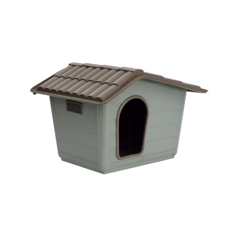 MP Bergamo 02301 Eco Gartenhaus und Unterschlupf Für Katzen, Kaninchen und Kleine Hunde, 41 X 31 X 39 cm grün von Nayeco