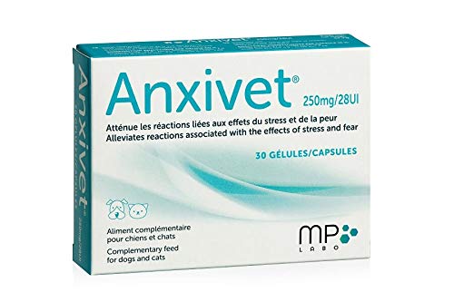 MP Labo Anxivet Hund und Katze (250 MG 28 IE, 30 Kapseln) von MP Labo