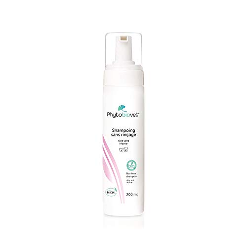 MP Labo Phytobiovet® Bio-Shampoo ohne Ausspülen für Hunde und Katzen, mit Aloe Vera und Mauve von MP Labo