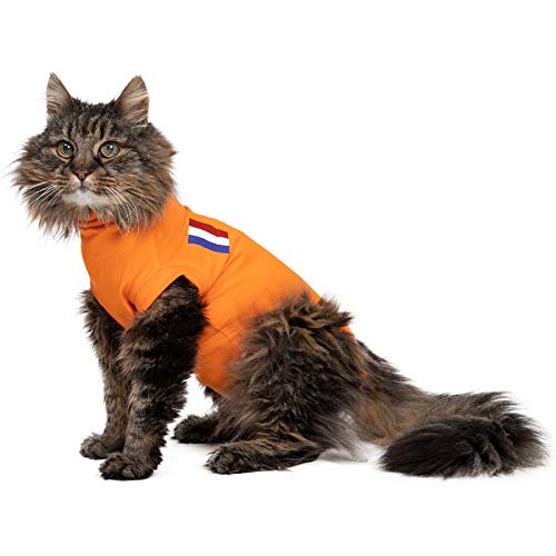 MPS Medical Pet Shirt Katze, Orange, XXS von MPS