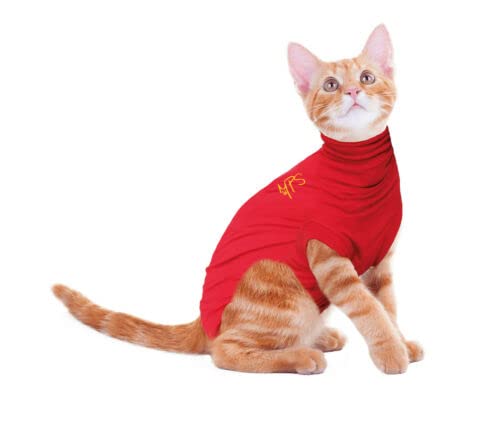 MPS Medical Pet Shirt Katze, Rot, XXXS von MPS