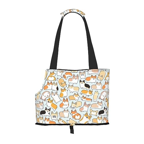 Mqgmz Hundetasche mit Hundemotiv und Tasche für Katzen von MQGMZ