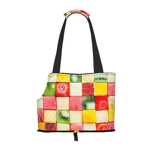 Mqgmz Kiwi Wassermelonen-Druck Haustier Reisetasche und Tasche Safe Welpen Katze – Erstaunliches Design von MQGMZ