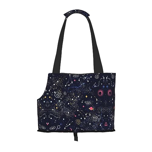 Mqgmz Transporttasche für Haustiere, Sternhaufen, Galaxien, Sternhaufen, für Katzen und Welpen, tolles Design von MQGMZ