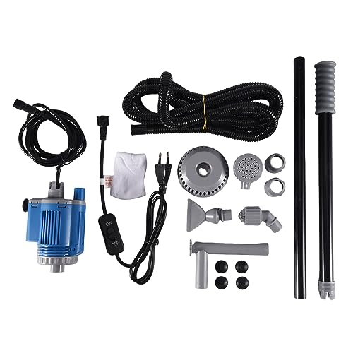 MQODLFP 1Set Elektrische Aquarium-Wasserwechselpumpe, Aquarium-Reinigungswerkzeug, Kiesreiniger, Siphonpumpe, Kunststoff, EU-Stecker von MQODLFP