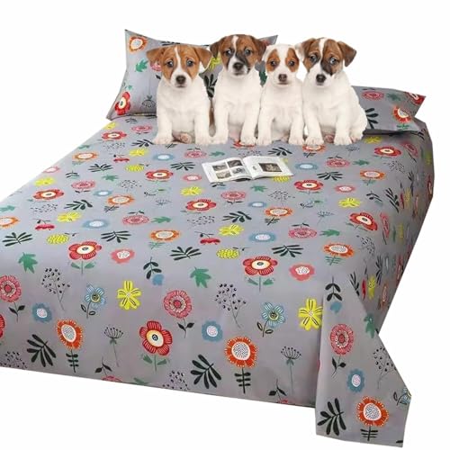 MQXDNFDC Hunde- und Katzenbettdecke, wasserdicht, Möbelschutz, weiche, staubdichte Haustierdecke, Schlafsofa, Schutzhülle, Autositze, Decke, Überwürfe (200 x 230 cm, F) (E,200 x 230 cm) von MQXDNFDC