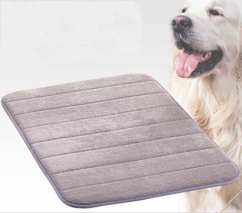 MQXDNFDC Hundebett, Katzenmatte, waschbar, weich, dünn, Schaumstoff, Haustierbett, Hundehütte, orthopädisches Hundekissen, rutschfest, Größe XL, 100 x 60 cm, Grau, Größe XL MQXDNFDC Hundebett, Katzenmatte, waschbar, weich, dünn, Schaumstoff, Haustierbett, Hundehütte, orthopädisches Hundekissen, rutschfest, Größe XL, 100 x 60 cm, Grau, Größe XL von MQXDNFDC