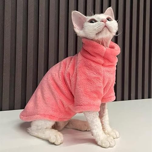 Winter Katze Kleidung für Sphinx Warm Hoodies Haustiere dicker Mantel Kätzchen Kostüme Jacke Chihuahua Herbst doppelseitig plus Samt von MREO