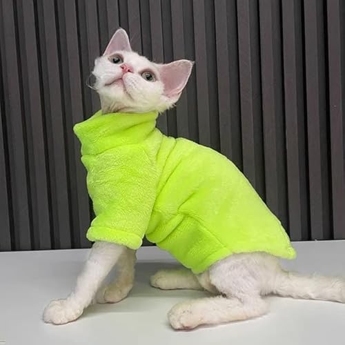 Winter Katze Kleidung für Sphinx Warm Hoodies Haustiere dicker Mantel Kätzchen Kostüme Jacke Chihuahua Herbst doppelseitig plus Samt von MREO