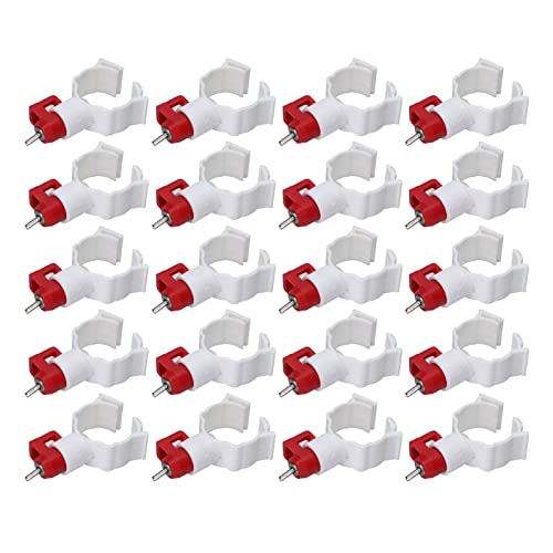 MRSTORY 20pcs Hühner Wasserer Brustwarzen Hochfestige Kunststoff Edelstahl Geflügel Wassernippel Trinkerfuttermittel für Hühnerente Vogel Brut Trinkwasser MRSTORY 20pcs Hühner Wasserer Brustwarzen Hochfestige Kunststoff Edelstahl Geflügel Wassernippel Trinkerfuttermittel für Hühnerente Vogel Brut Trinkwasser von MRSTORY