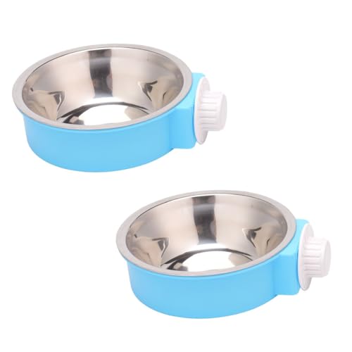 Pet Hanging Water Bowl Fixed Feeding Basin for Cats Dogs Rabbits, Small Animal Utensils von MRSXXNTY