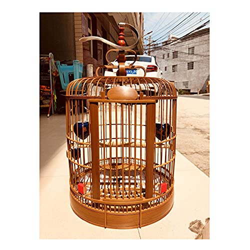 Vogelkäfig Großer Vogelkäfig Vogelkäfig Sichuan Vogelkäfig Vogelkäfig Guizhou Vogelkäfig Käfige Handgefertigter Käfig Kakadukäfig ( Color : A , Size : 38 ) von MRXFN