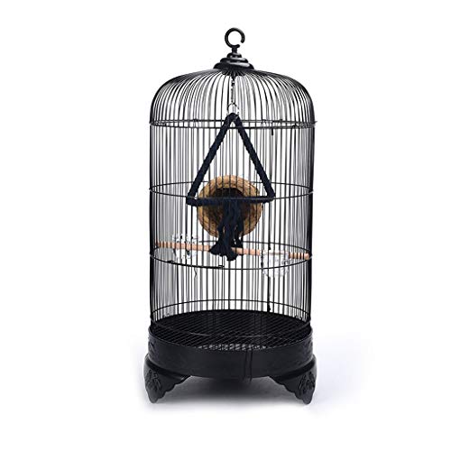 Vogelkäfig Vogelkäfig Moderner Stil Vogelkäfig Rund Metall Vogelvilla Outdoor Indoor Ziervogelkäfig Zuhause for Sittiche von MRXFN