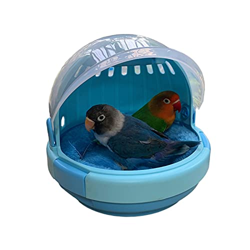 Vogelkäfig Vogelkäfig Vogel-Reiseträger transparent leicht Papageien Tragetasche for Nymphensittiche Kleintiere Reisetasche for Hamster Eichhörnchen Lovebirds for Lovebirds Finken Papageienvogelkäfig von MRXFN