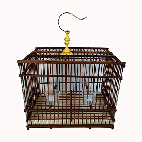 Vogelkäfig Vogelkäfig Vogelkäfig Rechteckige Vogelvilla Edelstahlhaken Outdoor Ziervogelkäfig for Lovebirds Finken Parrotlet Vogelkäfig von MRXFN