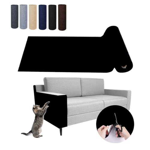 Cat Scratching mat self Adhesive, DIY Trimmable Cat Scratching Carpet, Cat Scratching Protector Board for Couch Furniture Wall Corner Cat Tree Post Carpet Shelf Shelves von MUGUOY