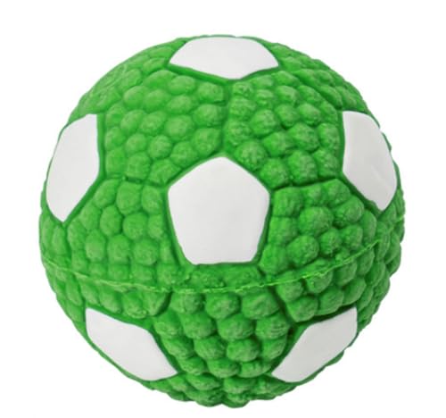 MUIKENT 2-stücke Hundespielzeug, Latex Rugby Bälle, Tennisbälle, Hund Knabbern Sound Bälle, Haustier Spielzeug 6.5cm von MUIKENT