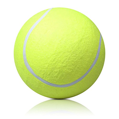 MULAIDI Interativer Hunde-Ball, Spielzeug, Kauball, 24,1 cm, für Tennis, für Welpen, Hunde, drinnen und draußen, Traini, Tennis von MULAIDI
