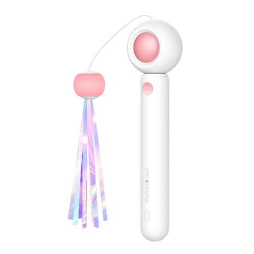 MULAIDI Lovely Wand Toy Retractable Teaser Wand Toy Retractable Wand Fun Entertainment Toy Wand Ball von MULAIDI