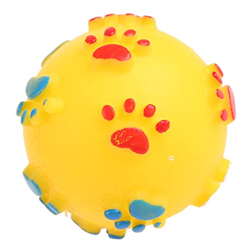 MULAIDI Lustiges Hundespielzeug mit Gummi-Sound, lustiges beliebtes Geschenk für Haustiere, Hundespielzeug, Ball, interaktives Spiel, Geschenk, Hundespielzeug, unzerstörbar gegen Langeweile, für von MULAIDI