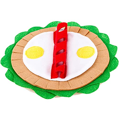 MULAIDI Snuffle Dog Mat Futterschüsseln, interaktives Welpenspielzeug, Burrito, verhindert Langeweile, Puzzle, Verstecken, Futtersuche, Training, Schnüffelspielzeug für Hunde von MULAIDI