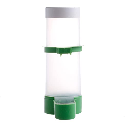 Sittich Wasserspender Automatischer Futterspender Kein Verschütten Kunststoffbehälter Nymphensittiche Automatische Futterflasche Für Käfig Vogelfutterspender Für Den Garten Mit Ständer von MULAIDI