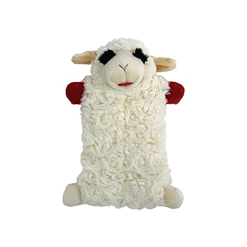 MULTIPET Lamb Chop Plush Dog Squeak Toy Small with Multiple Squeakers von Multi Pet