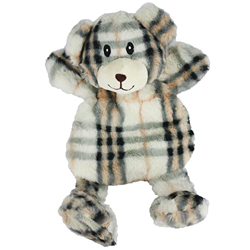 Multipet Berman Bear Hundespielzeug mit Quietschern, 38,1 cm, verschiedene Farben, 1 Packung von Multi Pet