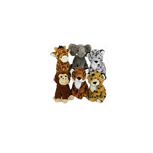 Multipet Eco Safari Animal Dog Toy, Assorted Styles, 8" von Multi Pet