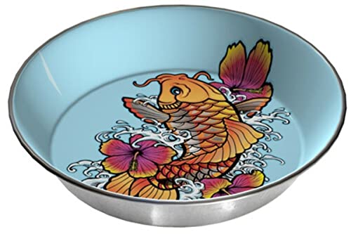 Multipet International Komodo Reptilienschale mit Koi-Design, klein, mehrfarbig von MULTIPET