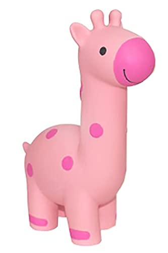 Multipet Minipet Latex-Giraffe, 12,7 cm, Hundespielzeug mit Quietscher (verschiedene Farben, 1 Stück) von Multi Pet