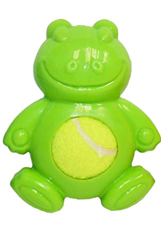 Multipet Tennis Tummy Hundespielzeug, 10,2 cm, verschiedene Farben, 1 Stück von Multi Pet