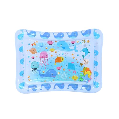 Sensorische Wasser Spielmatte Wasserspielmatte Katze Sommer Wassersensorische Spielmatte Katzen-Wasser-Spielmatte Verdickte Wassermatte Für Katzen Hund , Interaktives Katzenspielzeug (F1-M, One Size) von MUMEOMU