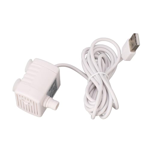 Katzen-Wasserbrunnenpumpe, Haustier-Wasserbrunnenpumpe, USB-betriebener bürstenloser DC-Motor, Mini-Katzen-Wasserspenderpumpe für Zuhause von MUNEFE