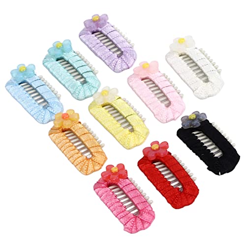 MUNEFE 10Pcs Pet Hair Clips, Pet Headwear, Felted Animal Hairpin for Providing A Rich Variety to Decorate Your Furry Companion von MUNEFE