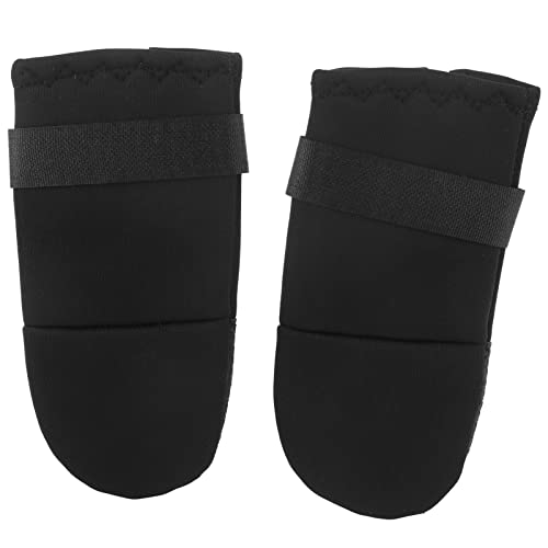 MUNEFE Hundestiefel, rutschfeste Hundeschuhe, Outdoor-Hundepfotenschutzschuhe mit verstellbaren Riemen für Winterschneetage, heiße Sommerpflaster (M) von MUNEFE