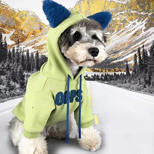 Hunde Hoodies Winter Hundekleidung Französische Bulldogge Sweatshirt Katze Pudel Pommerschen Schnauzer Mops Kleidung Haustiermantel Outfit von MUPUKKR