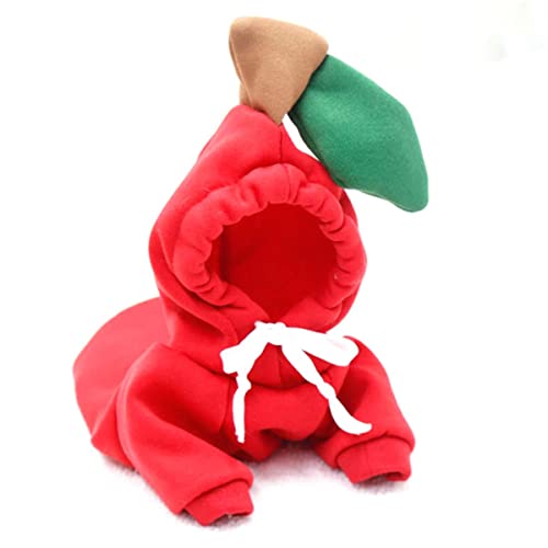 Warme Hundekleidung für kleine mittlere süße Obst Hoodies Haustierprodukte Kleidung für Chihuahua Bulldogs Welpen Kostüm Mantel Winter von MUPUKKR